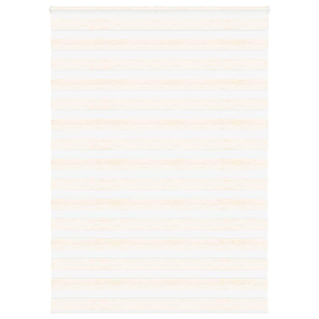 vidaXL Zebra Blind Marble Beige 155x230 cm Fabric Width 150.9 cm Polyester