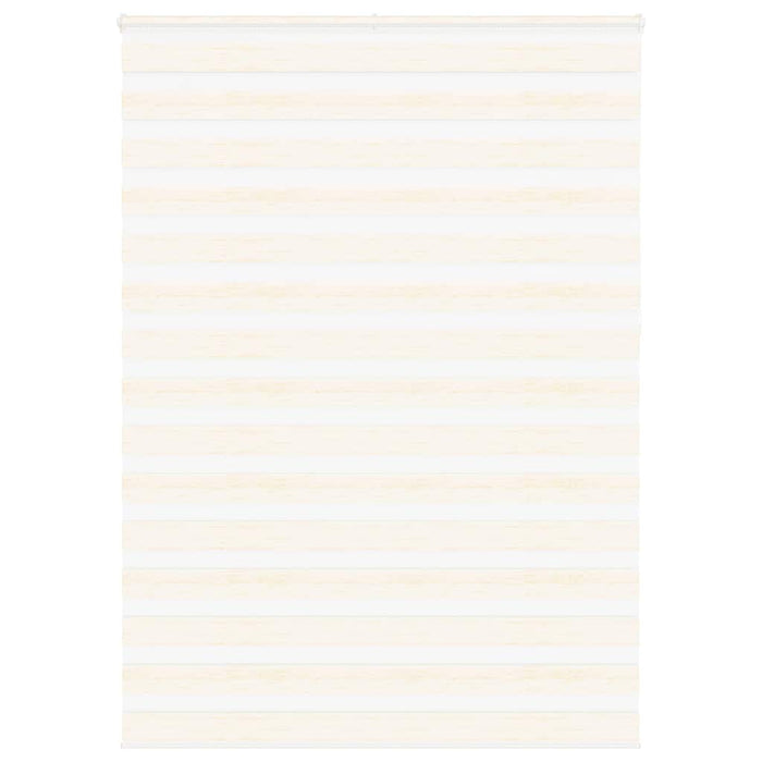 vidaXL Zebra Blind Marble Beige 155x230 cm Fabric Width 150.9 cm Polyester