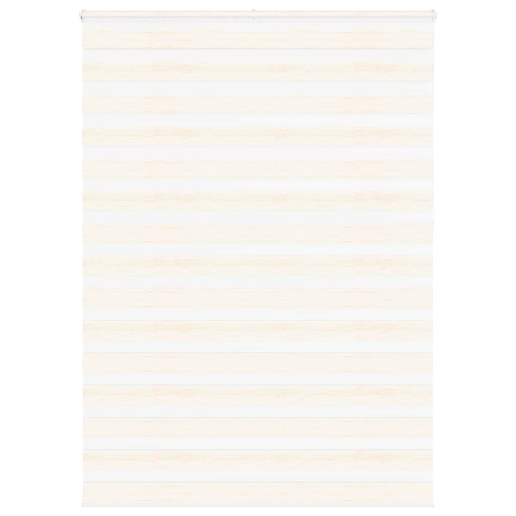 vidaXL Zebra Blind Marble Beige 160x230 cm Fabric Width 155.9 cm Polyester