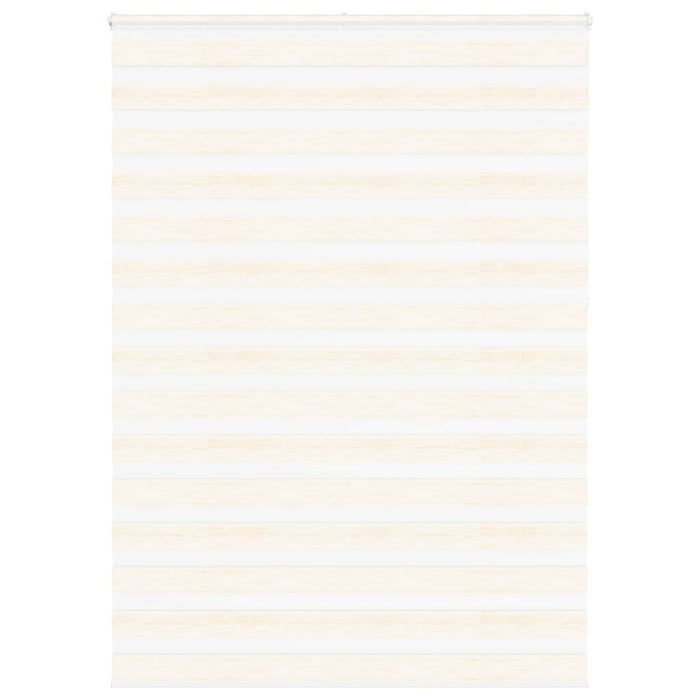 vidaXL Zebra Blind Marble Beige 160x230 cm Fabric Width 155.9 cm Polyester