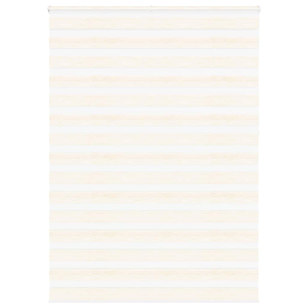 vidaXL Zebra Blind Marble Beige 165x230 cm Fabric Width 160.9 cm Polyester