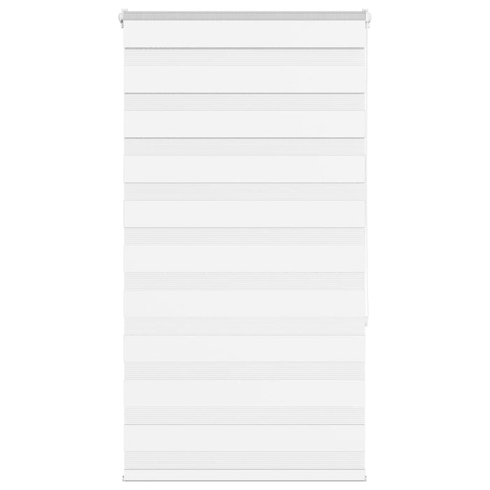 vidaXL Zebra Blind White 70x150 cm Fabric Width 65.9 cm Polyester