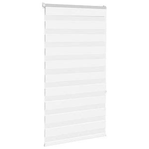 vidaXL Zebra Blind White 70x150 cm Fabric Width 65.9 cm Polyester