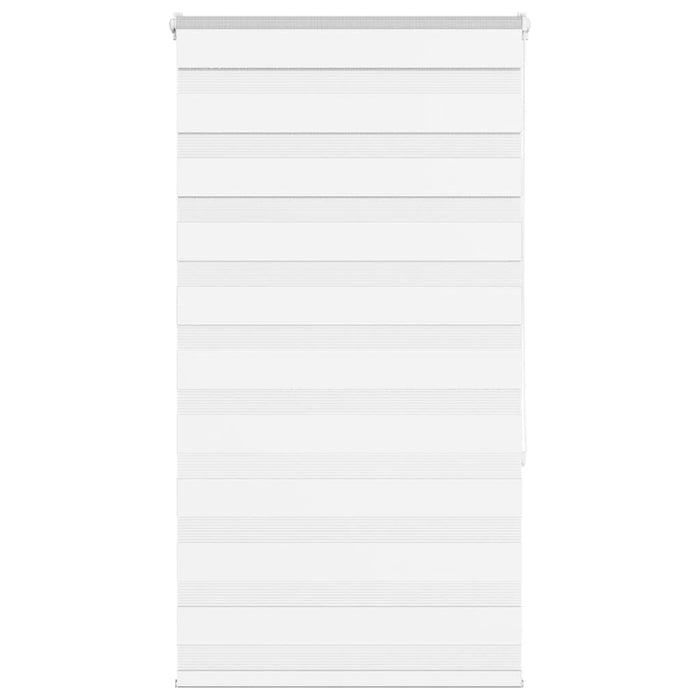 vidaXL Zebra Blind White 75x150 cm Fabric Width 70.9 cm Polyester