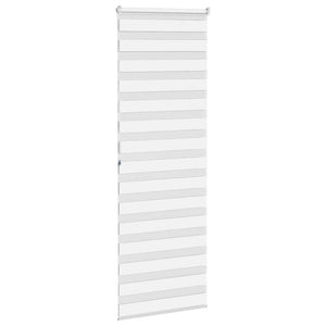 vidaXL Zebra Blind White 70x200 cm Fabric Width 65.9 cm Polyester