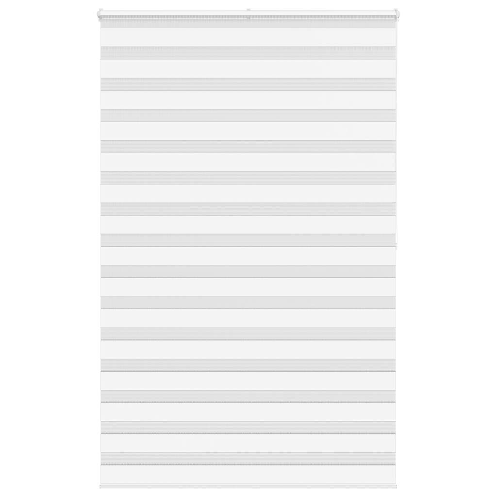 vidaXL Zebra Blind White 150x200 cm Fabric Width 145.9 cm Polyester