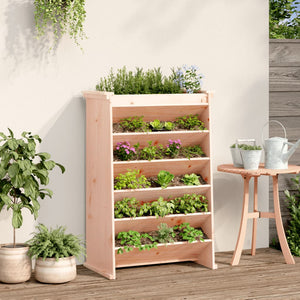 vidaXL Herb Planter 6-Tier 69x40x101.5 cm Solid Wood Douglas