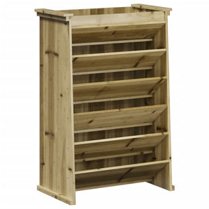 vidaXL Herb Planter 6-Tier 69x40x101.5 cm Impregnated Wood Pine