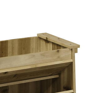 vidaXL Herb Planter 6-Tier 69x40x101.5 cm Impregnated Wood Pine