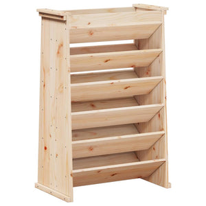 vidaXL Herb Planter 6-Tier 69x40x101.5 cm Solid Wood Pine