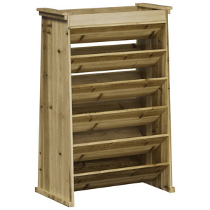 vidaXL Herb Planter 6-Tier 69x40x101.5 cm Impregnated Wood Pine