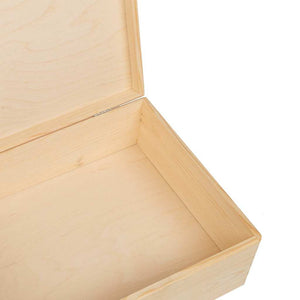 vidaXL Wooden Box with Lid 40x30x13 cm Solid Wood Pine