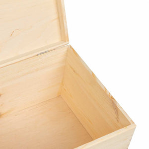 vidaXL Wooden Box with Lid 40x30x23 cm Solid Wood Pine