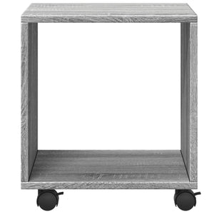 vidaXL Rolling Cabinet Grey Sonoma 37x33x42.5 cm Engineered Wood