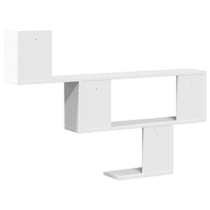 vidaXL Wall Shelf White 100x15x70 cm Engineered Wood