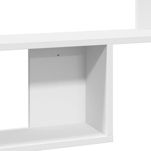 vidaXL Wall Shelf White 100x15x70 cm Engineered Wood