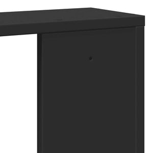 vidaXL Wall Shelf Black 100x15x70 cm Engineered Wood