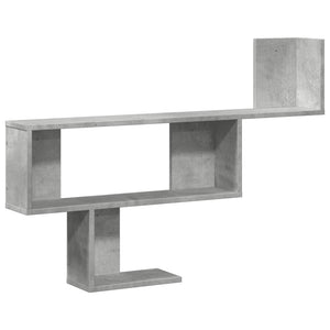 vidaXL Wall Shelf Concrete Grey 100x15x70 cm Engineered Wood