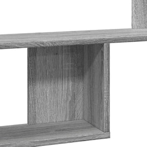 vidaXL Wall Shelf Grey Sonoma 100x15x70 cm Engineered Wood