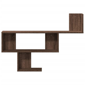 vidaXL Wall Shelf Brown Oak 100x15x70 cm Engineered Wood