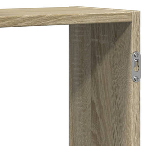 vidaXL Wall Shelf Sonoma Oak 159x18x65 cm Engineered Wood