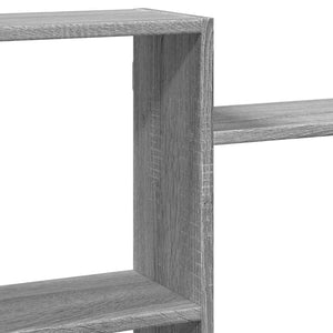 vidaXL Wall Shelf Grey Sonoma 159x18x65 cm Engineered Wood