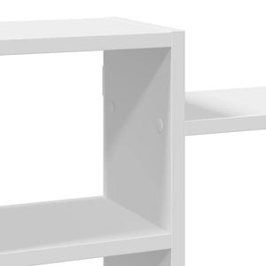 vidaXL Wall Shelf White 129x18x42 cm Engineered Wood