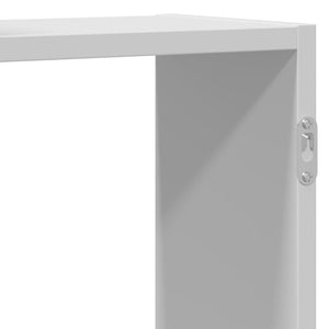 vidaXL Wall Shelf White 129x18x42 cm Engineered Wood