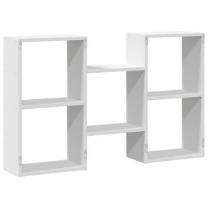 vidaXL Wall Shelf White 96x18x60 cm Engineered Wood