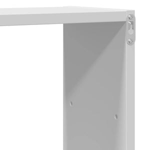 vidaXL Wall Shelf White 96x18x60 cm Engineered Wood