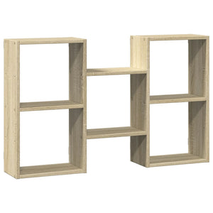 vidaXL Wall Shelf Sonoma Oak 96x18x60 cm Engineered Wood