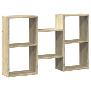 vidaXL Wall Shelf Sonoma Oak 96x18x60 cm Engineered Wood