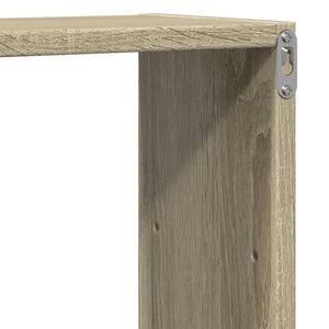 vidaXL Wall Shelf Sonoma Oak 96x18x60 cm Engineered Wood