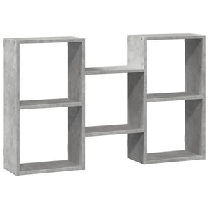 vidaXL Wall Shelf Concrete Grey 96x18x60 cm Engineered Wood