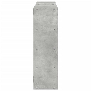 vidaXL Wall Shelf Concrete Grey 96x18x60 cm Engineered Wood