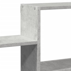 vidaXL Wall Shelf Concrete Grey 96x18x60 cm Engineered Wood