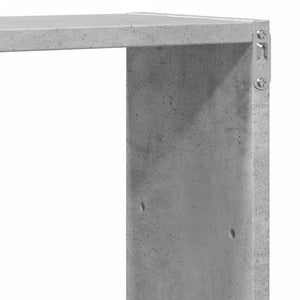 vidaXL Wall Shelf Concrete Grey 96x18x60 cm Engineered Wood