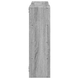 vidaXL Wall Shelf Grey Sonoma 96x18x60 cm Engineered Wood