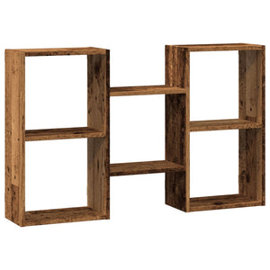 vidaXL Wall Shelf Old Wood 96x18x60 cm Engineered Wood