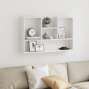 vidaXL Wall Shelf White 99x15x60 cm Engineered Wood