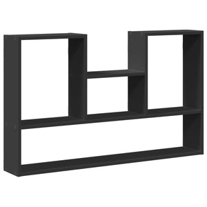 vidaXL Wall Shelf Black 99x15x60 cm Engineered Wood