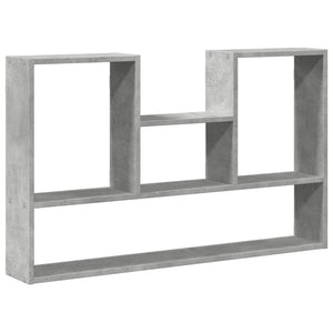 vidaXL Wall Shelf Concrete Grey 99x15x60 cm Engineered Wood