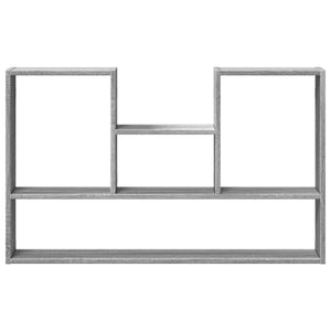 vidaXL Wall Shelf Grey Sonoma 99x15x60 cm Engineered Wood