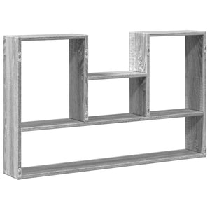 vidaXL Wall Shelf Grey Sonoma 99x15x60 cm Engineered Wood