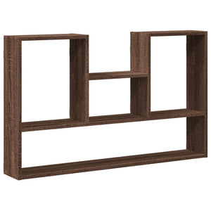 vidaXL Wall Shelf Brown Oak 99x15x60 cm Engineered Wood