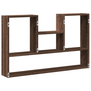 vidaXL Wall Shelf Brown Oak 99x15x60 cm Engineered Wood