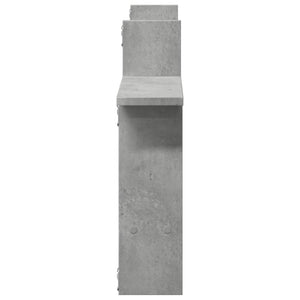 vidaXL Wall Shelves 2 pcs Concrete Grey 50x12x50 cm Engineered Wood