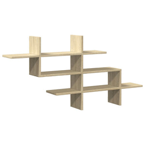 vidaXL Wall Shelf Sonoma Oak 124.5x18x60.5 cm Engineered Wood