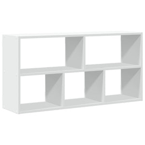 vidaXL Wall Shelf White 100x25x50 cm Engineered Wood