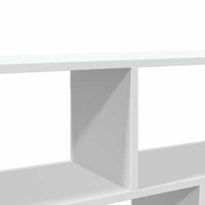 vidaXL Wall Shelf White 100x25x50 cm Engineered Wood